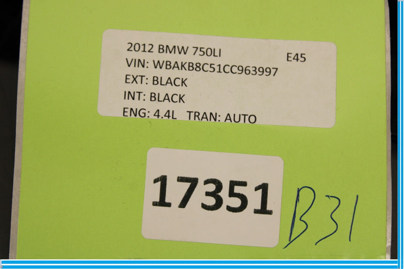 Load image into Gallery viewer, 09-15 BMW 750I 750LI F01 F02 Front Right Seat Track Rail Cover Trim Oem