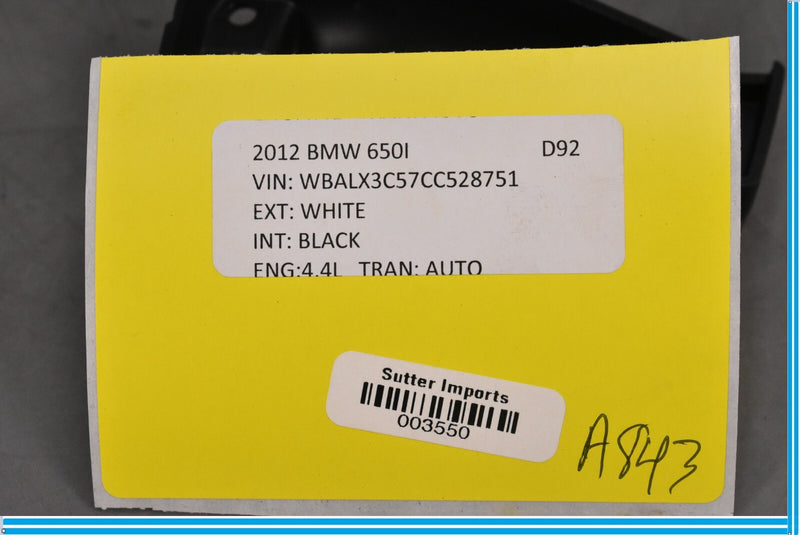 Load image into Gallery viewer, 12-18 BMW 650i 640i F12 Front Left Driver Side Seat Rail Lower Cover Trim Oem