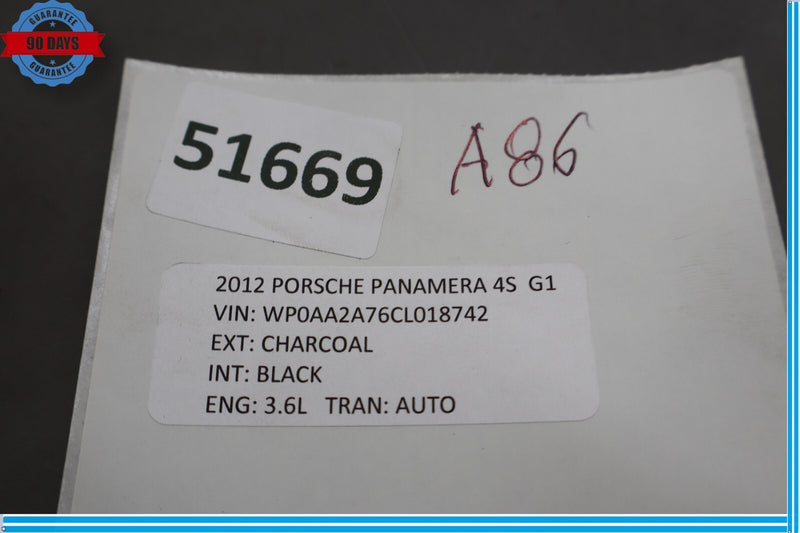 Load image into Gallery viewer, 10-16 Porsche Panamera Dashboard Dash Ignition Trim Molding Cover Black Oem