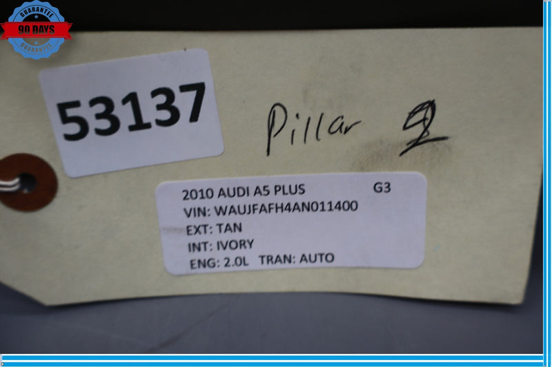 Load image into Gallery viewer, 10-17 Audi A5 A5 Quattro Right Front Passenger A Pillar Trim Panel Cover Oem