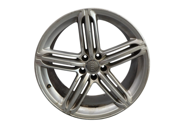 Load image into Gallery viewer, 11-17 Audi A8 A8L Quattro 9JX20H2 Spoke 5 Alloy Wheel Disc Rim Silver 20" Oem