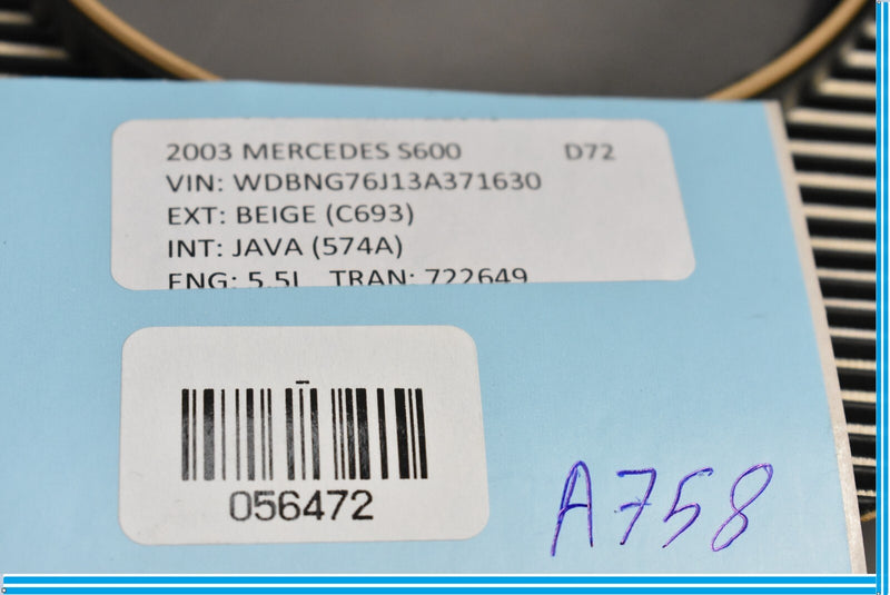 Load image into Gallery viewer, 03-06 Mercedes S500 S600 W220 Left Driver Steering Column Trim Cover Oem