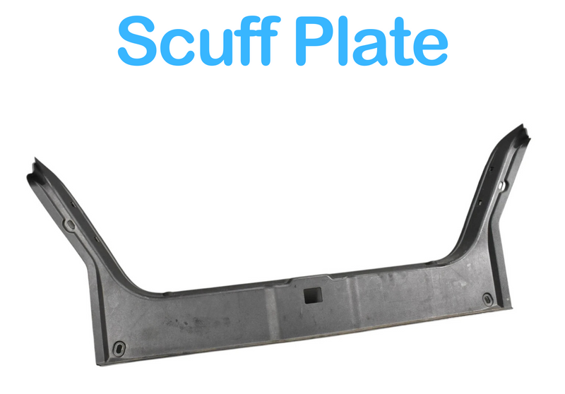 Load image into Gallery viewer, 00-06 Mercedes W220 S500 S600 Rear Trunk Sill Scuff Plate Cover Lock Trim Oem