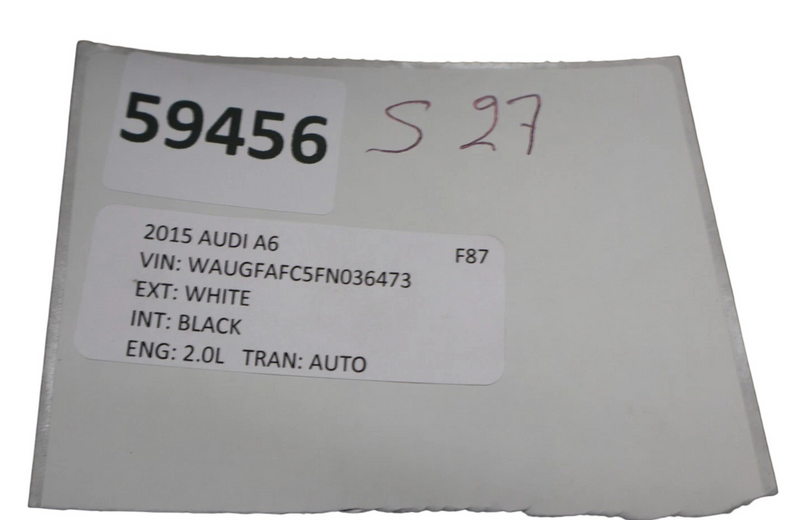 Load image into Gallery viewer, 12-18 Audi A6 Quattro Front Right Passenger Side Interior Door Panel Black Oem