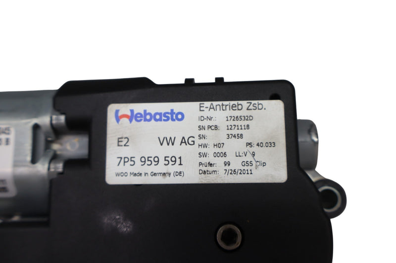 Load image into Gallery viewer, 12-18 Audi A7 A6 Quattro Overhead Sunroof Moonroof Motor Regulator 7P5959591 Oem