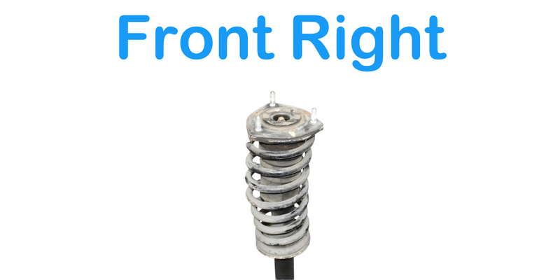 Load image into Gallery viewer, 2007 - 2012 LEXUS LS460 RWD FRONT RIGHT SHOCK ABSORBER STRUT & COIL SPRING OEM