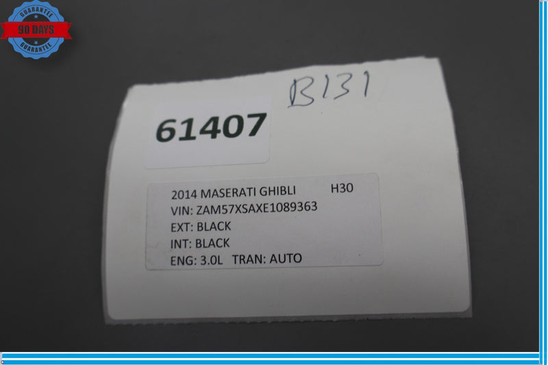 Load image into Gallery viewer, 14-19 Maserati Ghibli Rear Right Passenger Side Lower Seat Belt Buckle Black Oem
