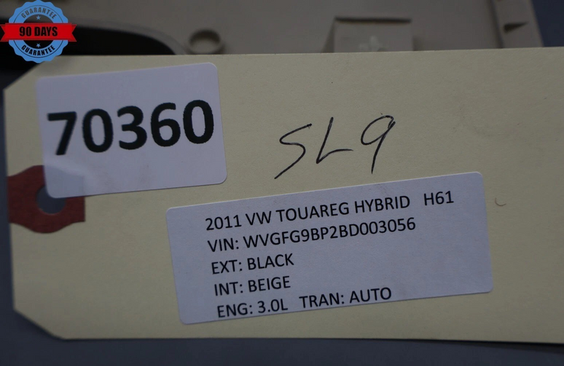 Load image into Gallery viewer, 11-17 Volkswagen VW Touareg Left Driver Side Lower Dash Cover Trim 7P1858365 Oem