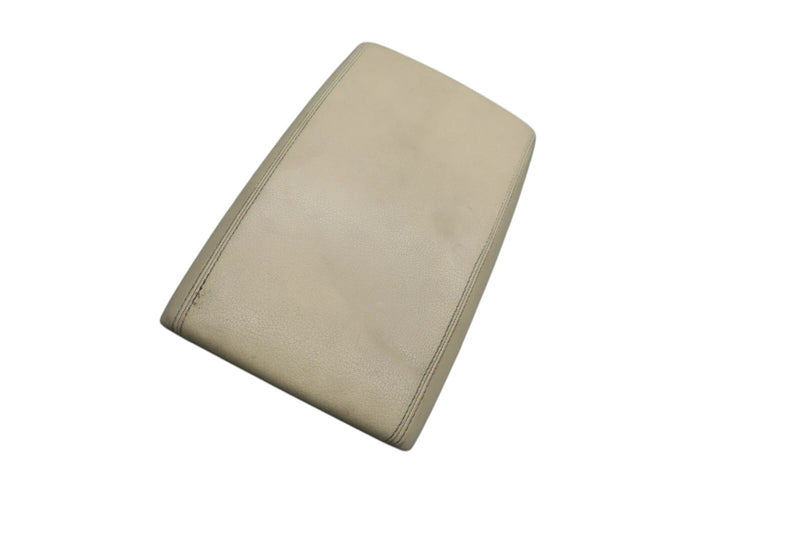 Load image into Gallery viewer, 12-18 Audi A7 Center Console Armrest Arm Rest Pad Cover Leather Beige OEM