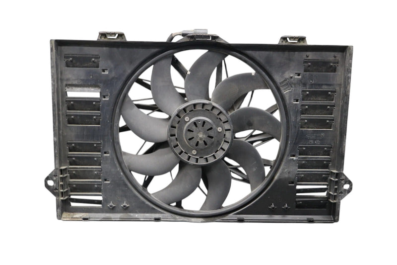 Load image into Gallery viewer, 10-16 Porsche Panamera Engine Radiator Cooling Fan W/ Motor Assembly Black OEM
