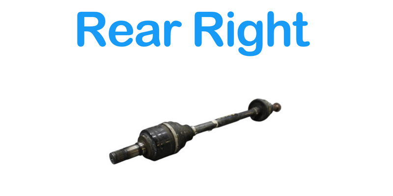 Load image into Gallery viewer, 14-17 Maserati Ghibli Q4 Rear Right Side Drive Axle CV Shaft Driveshaft AWD Oem