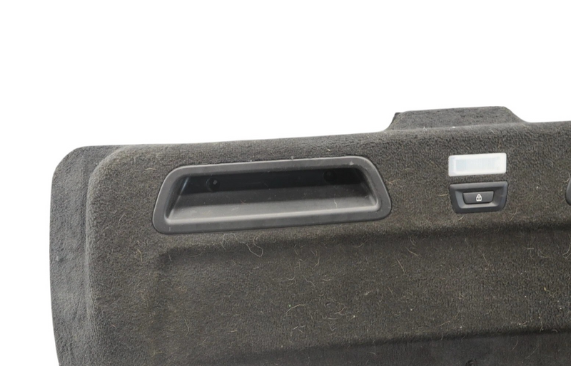 Load image into Gallery viewer, 10-17 BMW 535i GT xDrive Rear Trunk Lid Liner Trim Panel W/Switch 52107010 Oem