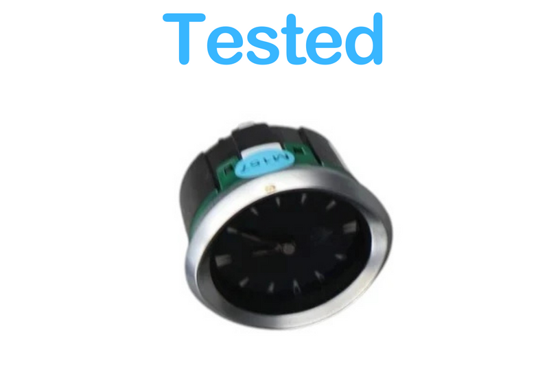 Load image into Gallery viewer, 14-18 Maserati Ghibli S Center Dash Dashboard Analog Clock Black 670021647 Oem