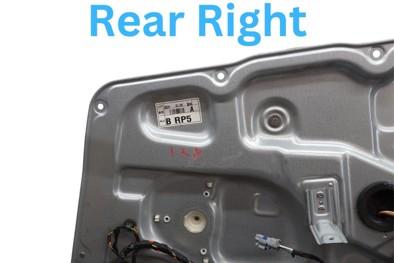 Load image into Gallery viewer, 09-14 Hyundai Genesis Rear Right Passenger Power Window Regulator Assembly Oem