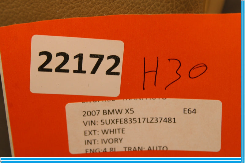 Load image into Gallery viewer, 07-13 BMW X5 E70 Rear Left Driver Side Seat Headrest Head Rest Oem