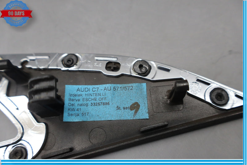 Load image into Gallery viewer, 12-18 Audi A6 Quattro Rear Left Driver Side Door Trim Insert Panel Cover Oem