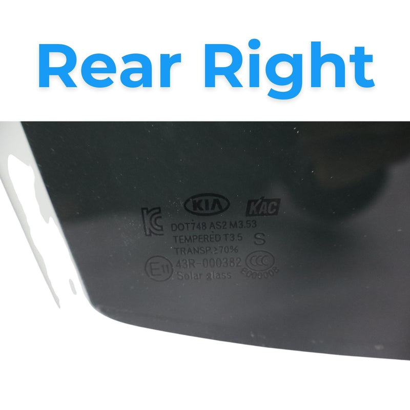 Load image into Gallery viewer, 11-15 Kia Optima Hybrid TF Rear Right Passenger Side Door Window Glass Oem