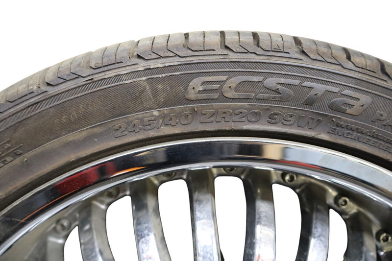 Load image into Gallery viewer, Strada Spina 20" Inch Chrome Alloy Rim Wheel Set of 4 20x8J 245/40 ZR20 Oem