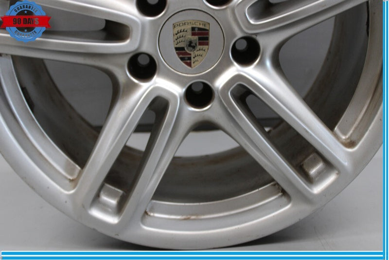 Load image into Gallery viewer, 10-16 Porsche Panamera 970 10 X 19 19" 5 Spoke Rear Wheel Rim Silver Oem