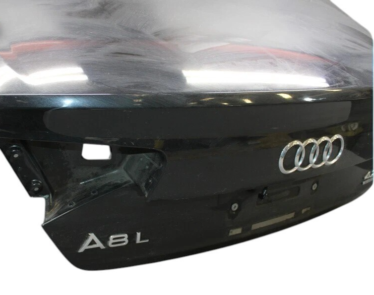 Load image into Gallery viewer, 11-14 Audi A8L A8 Quattro Rear Trunk Lid Deck Assembly Black 4H0827023B OEM