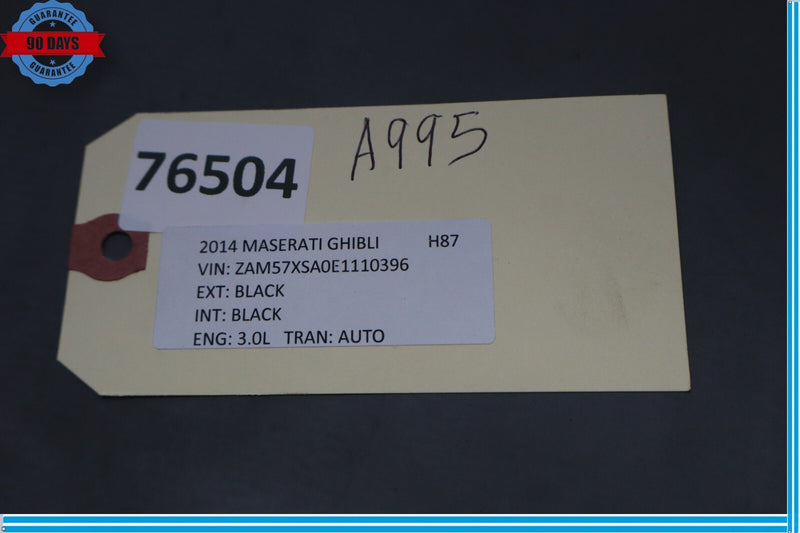 Load image into Gallery viewer, 14-17 Maserati Ghibli Front Left Side Seat Adjustment Control Switch Module Oem