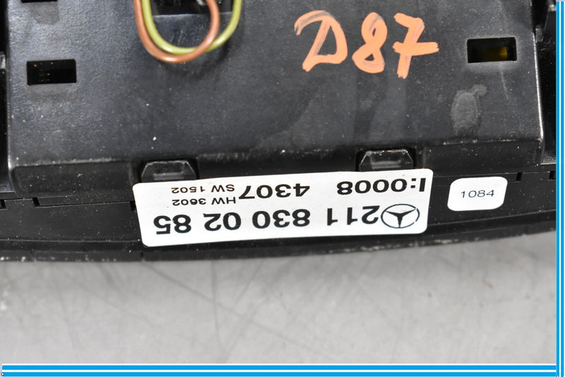 Load image into Gallery viewer, 03-09 Mercedes CLS550 E550 W219 Rear AC Climate Control Switch Vent Trim Oem