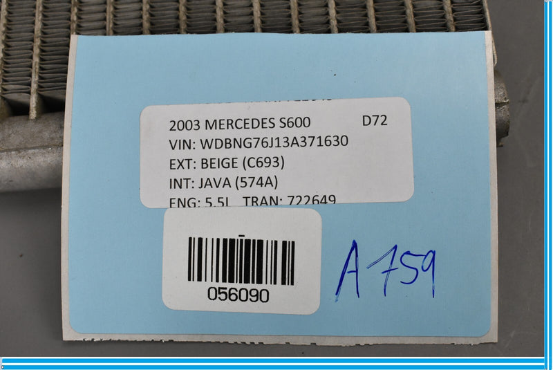 Load image into Gallery viewer, 03-06 Mercedes S600 CL500 SL500 W220 Hydraulic Suspension ABC Oil Cooler Oem