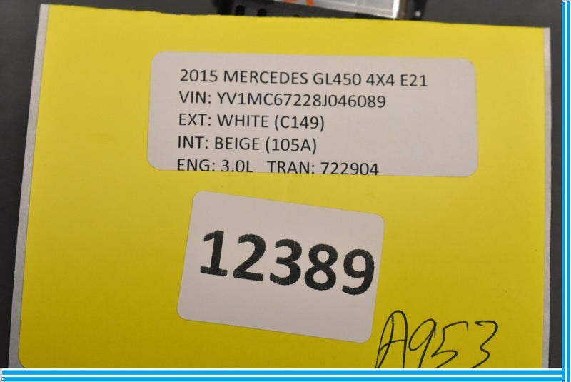 Load image into Gallery viewer, 13-16 Mercedes GL450 X166 Rear Right Side Passenger Seat Auto Folding Switch Oem