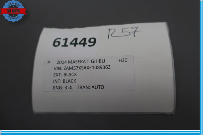 Load image into Gallery viewer, 14-22 Maserati Ghibli Front Dashboard Dash Grille Speaker Cover Black Oem