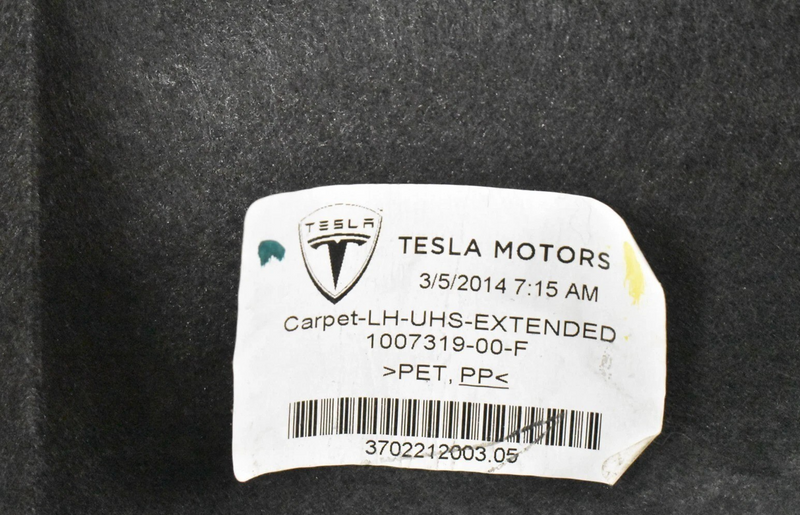 Load image into Gallery viewer, 12-19 Tesla Model S Front Left Driver Side Frunk Storage Compartment Carpet Oem