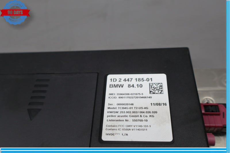 Load image into Gallery viewer, 16-19 BMW X1 F48 Telematics Communication Computer Control Module Unit Oem