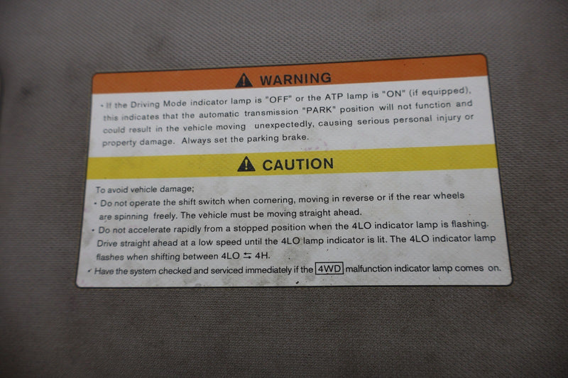 Load image into Gallery viewer, 11-17 Infiniti QX56 QX80 Front Left Driver Side Sun Visor Shade Oem