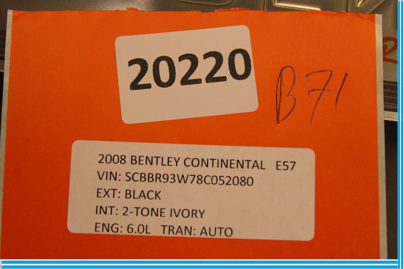 Load image into Gallery viewer, 06-12 Bentley Continental Sedan Rear Right Sill Scuff Cover Step Plate Oem