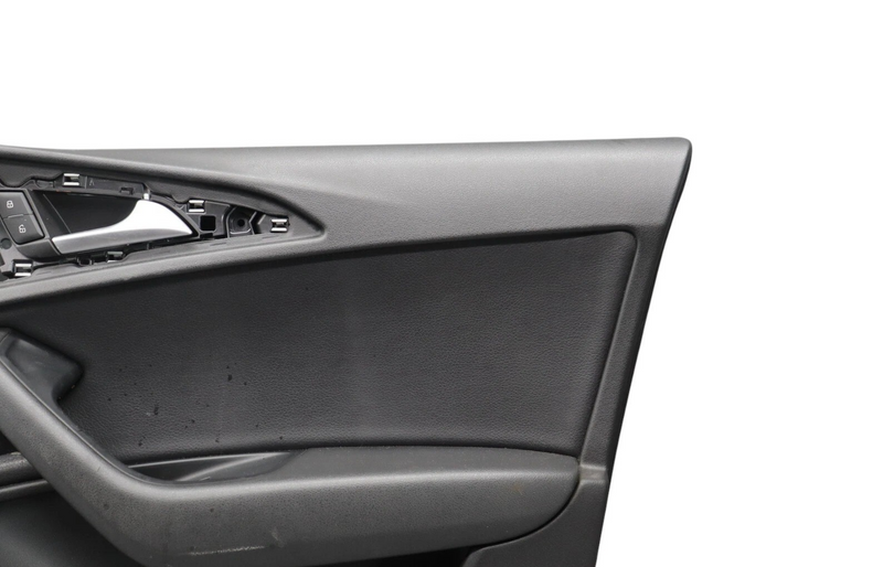 Load image into Gallery viewer, 12-18 Audi A6 Quattro Front Right Passenger Side Interior Door Panel Black Oem
