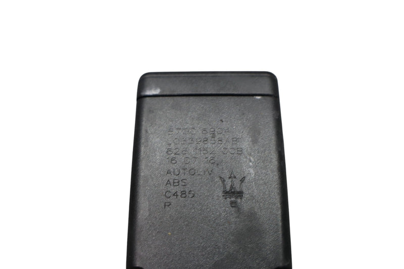 Load image into Gallery viewer, 14-19 Maserati Ghibli M157 Front Right Passenger Side Seat Belt Buckle Black Oem