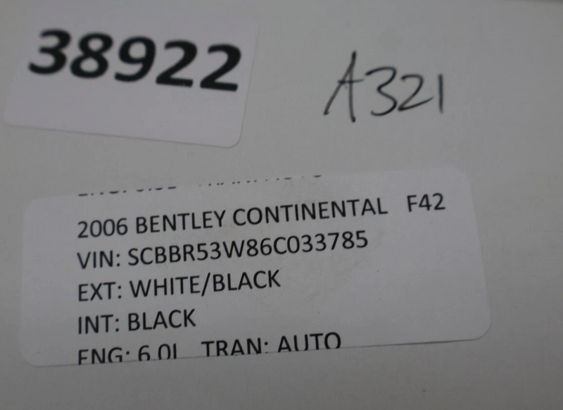 Load image into Gallery viewer, 06-12 Bentley Continental Flying Spur Right Side Upper B-Pillar Cover Trim Oem