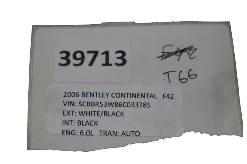 Load image into Gallery viewer, 06-12 Bentley Continental Rear Right Passenger Side Trunk Panel Cover Trim Oem