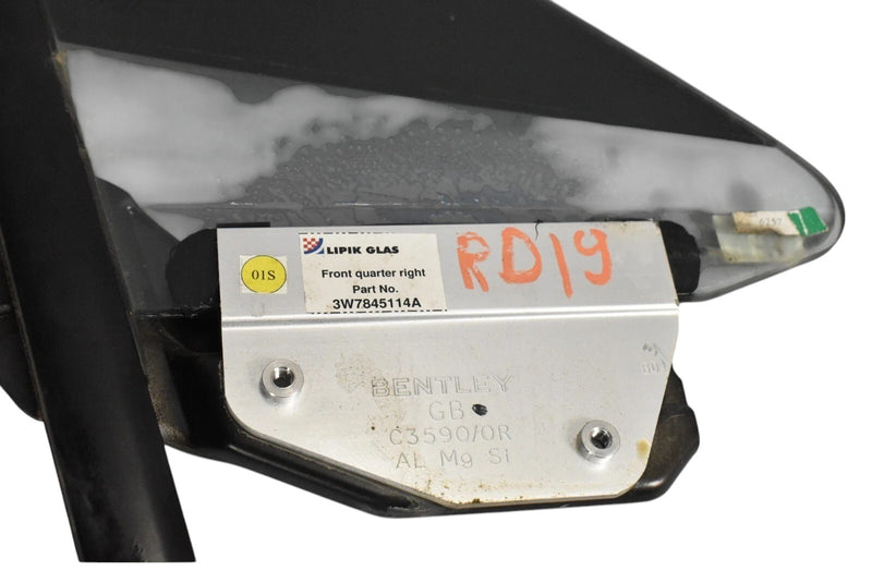 Load image into Gallery viewer, 06-12 Bentley Continental Front Right Door Vent Window Glass 3W7845114A Oem