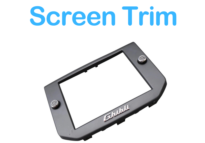 Load image into Gallery viewer, 14-17 Maserati Ghibli Front Center Dash Navigation Display Frame Cover Trim Oem