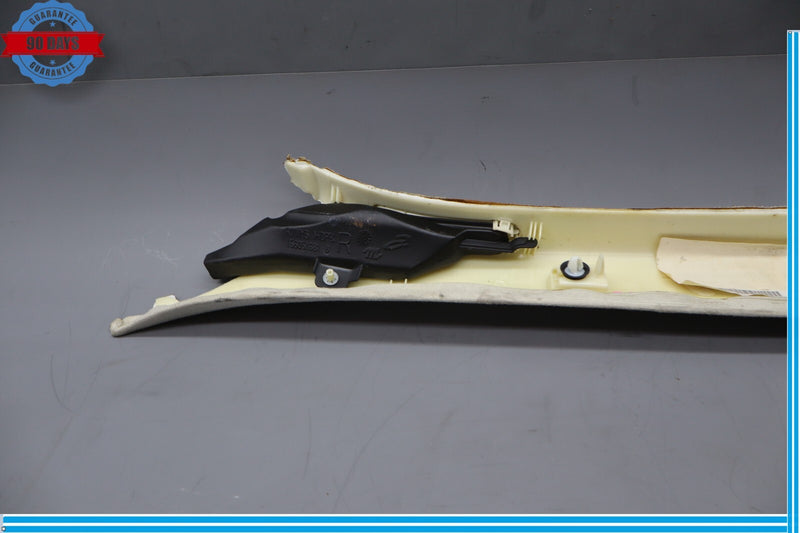 Load image into Gallery viewer, 10-19 Jaguar XJL XJ X351 Front Right Side A Pillar Trim Panel Suede Beige Oem
