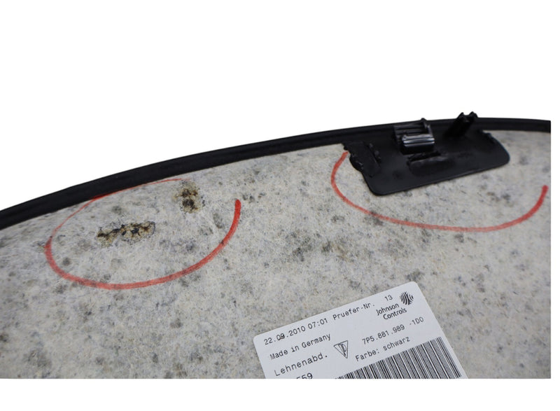 Load image into Gallery viewer, 11-18 Porsche Cayenne 958 Front Left or Right Side Seat Back Cover Panel Oem
