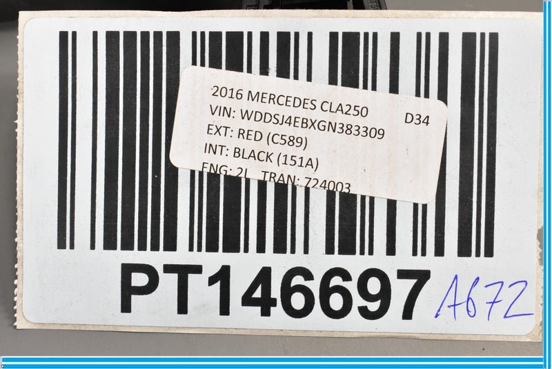 Load image into Gallery viewer, 14-20 Mercedes CLA250 W117 Front Right Passenger Roof Grab Handle 0998150039 Oem