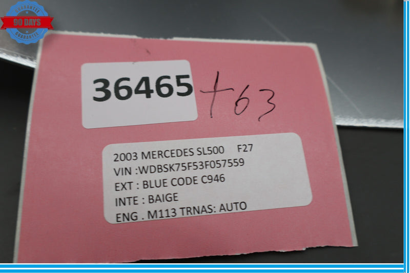 Load image into Gallery viewer, 03-12 Mercedes R2a30 SL550 SL55 AMG Left Driver Side Door Panel Edge Trim Oem