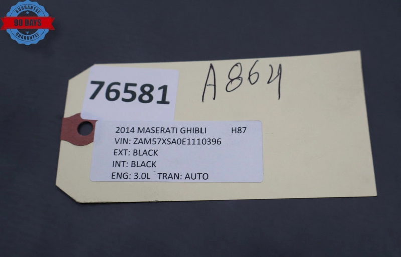 Load image into Gallery viewer, 14-20 Maserati Ghibli M157 Rear Center Console Dual Ac Air Vent Grille 670021523