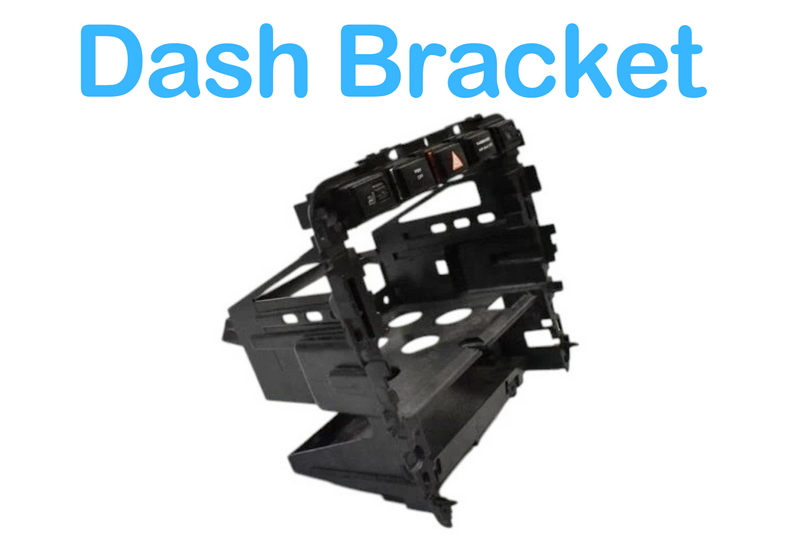 Load image into Gallery viewer, 03-10 Porsche Cayenne Dash Radio Stereo Bracket W/ Hazard Switch 7L5857093C Oem