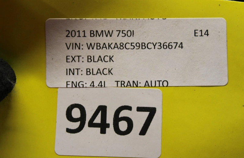 Load image into Gallery viewer, 09-15 BMW 750i Front Hood Bonnet Shell Lid Cover Panel Black 41617204514 Oem