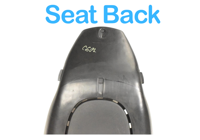 Load image into Gallery viewer, 97-04 Porsche Boxster Front Left Driver Side Upper Seat Backrest Cover Trim OEM