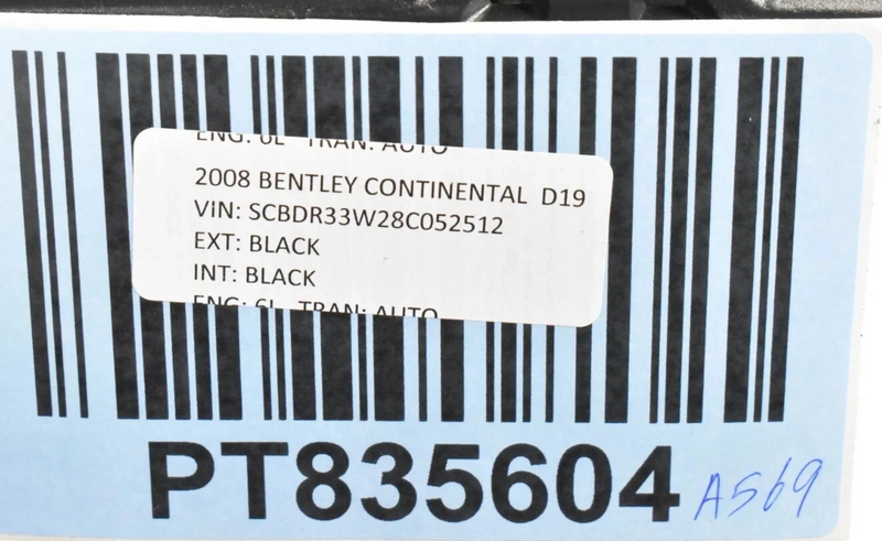 Load image into Gallery viewer, 03-09 Bentley Continental Interior Rear View Mirror Black 3W8857511D Oem