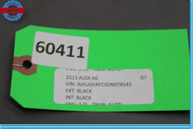 Load image into Gallery viewer, 12-18 Audi A6 A6 Quattro Rear Trunk Lid Deck Shell Panel Black 4G5-827-023-C Oem