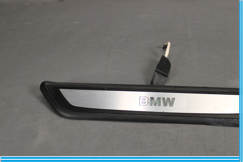 Load image into Gallery viewer, 09-15 BMW 750i 750Li F01 F02 Rear Left Door Sill Scuff Plate Trim 7181013 Oem